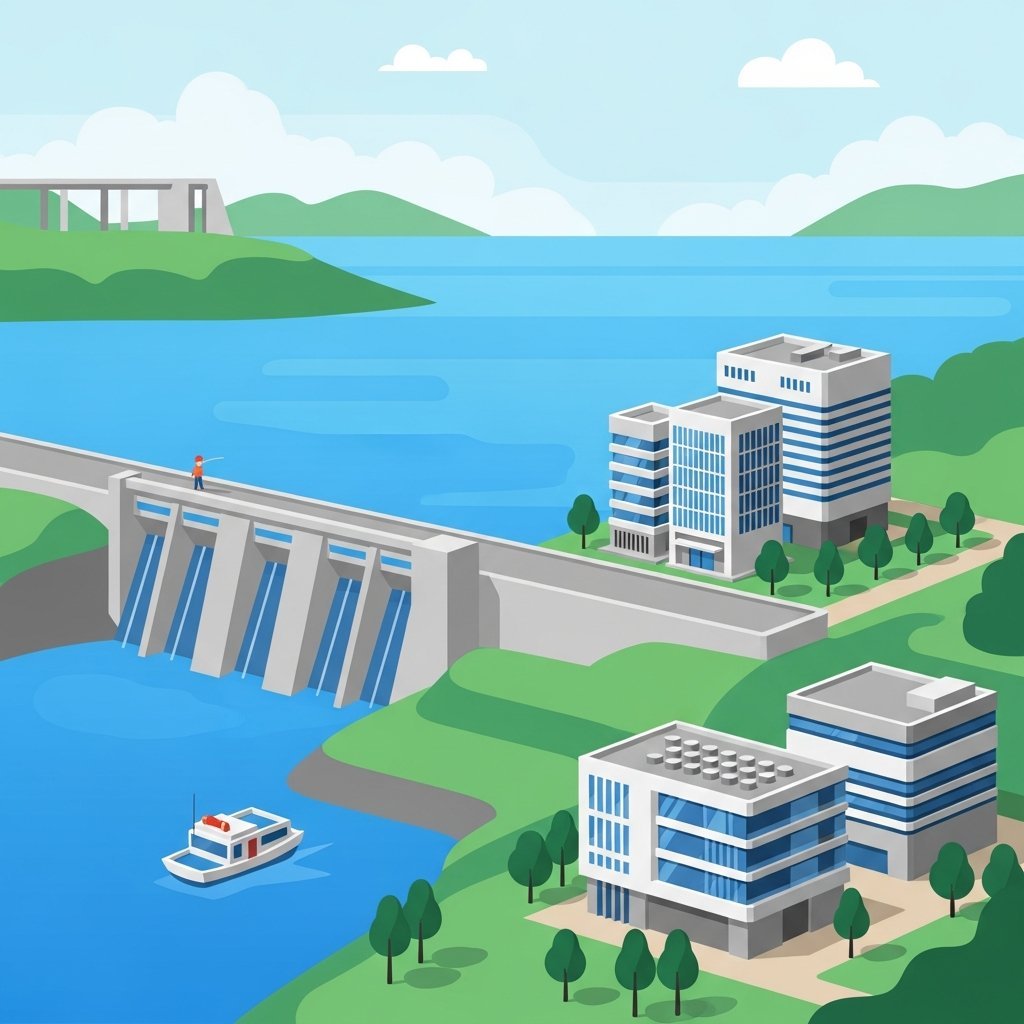 Read more about the article 춘천시 소양강댐 수열에너지클러스터 데이터센터 부지 분양 – 국내 최대 친환경 DC 단지