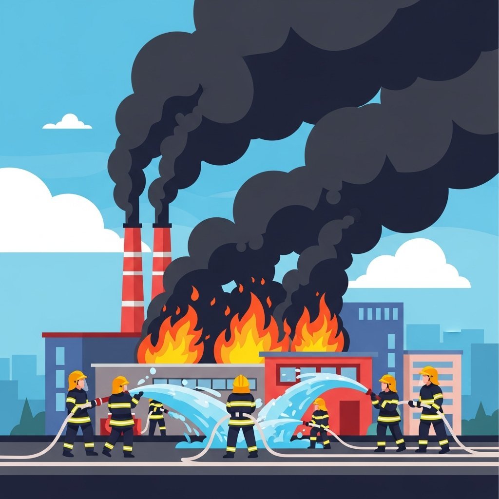 Read more about the article 음성 공장 화재 진화율 90% – 폭탄 맞은 듯 처참한 현장, 실종자 1명 시신 발견