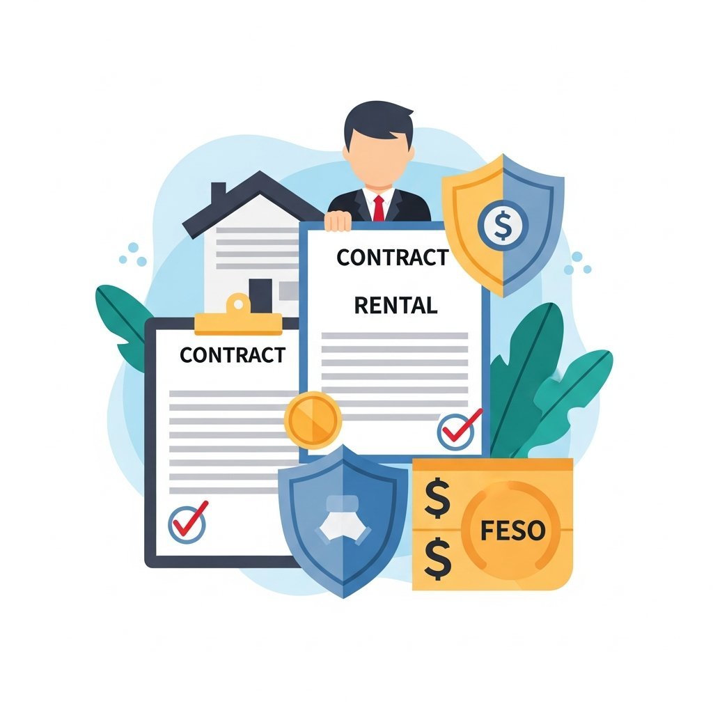 공공임대주택 입주 절차와 지원 혜택을 보여주는 인포그래픽