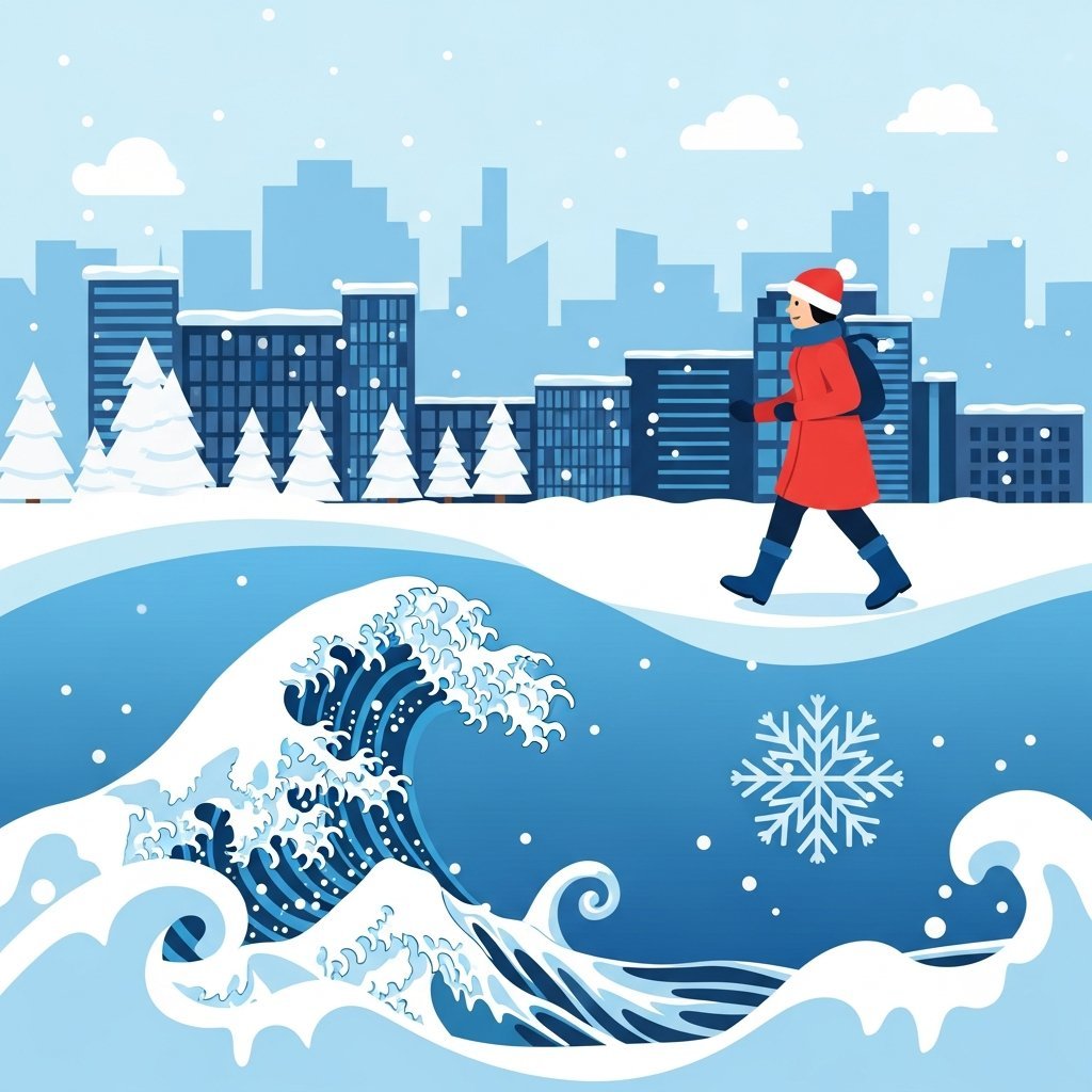 Read more about the article 한파주의보 속 대전·세종·충남 낮에도 영하권 – 서해안 눈 예보와 한파 대비 방법